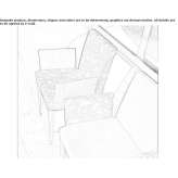 Chair upholstered in fabric with armrests Torteval