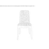 Polycarbonate chair Vorona