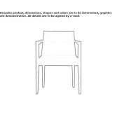 Chair with armrests Piszczac