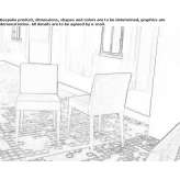 Chair upholstered with fabric Torteval