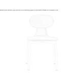 Leather upholstered chair Rafz