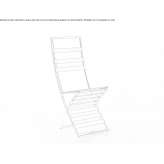 Folding steel chair Sirac