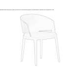 Ash chair with fire-resistant padding Buique