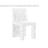 Chair upholstered with fabric Coplay