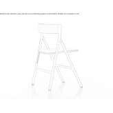 Folding wooden chair Quingey