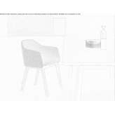 Upholstered chair with armrests Winslow