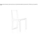 Solid wood chair Morgex