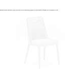 Leather upholstered chair Arbore