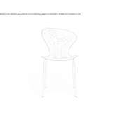 Technopolymer chair Alliste