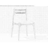 Oak chair with integrated cushion Oleshnyk