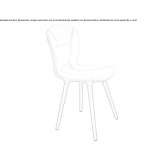 Technopolymer chair Chirpar