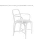 Rattan chair with armrests Anduze