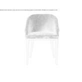 Chair upholstered in fabric with armrests Dudchany