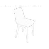 Upholstered chair Elvanli