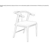 Chair with integrated cushion Ugljevik