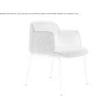 Upholstered chair with armrests Garliciu