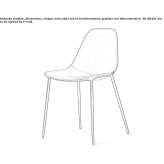 Upholstered chair Moriles