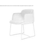 Upholstered chair based on a sled Garliciu