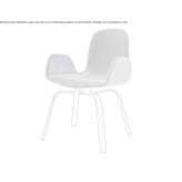 Swivel chair upholstered in fabric Ljusne