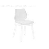 Upholstered chair made of polypropylene Ossana