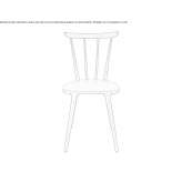 Wooden chair Izdebnik