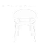 Wooden chair Caracol