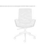 Quilted chair on wheels Salguero
