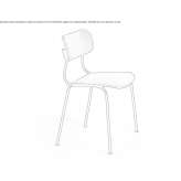 Chair made of multi-layer wood Hysham
