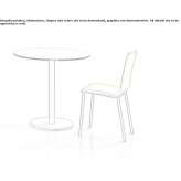 Chair upholstered with fabric Sadina