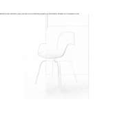 Swivel chair upholstered in leather Ljusne