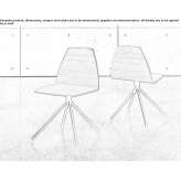 Multi-layer wooden trestle chair Werda