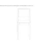 Technopolymer chair Jalapa