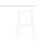 Leather upholstered chair Marigot
