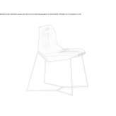 Leather chair based on a sleigh Garray