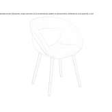 Upholstered chair with armrests Ringling