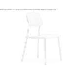 Chair with open backrest Antillo