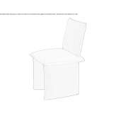 Chair upholstered with fabric Manger