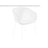 Upholstered chair with armrests Opfikon