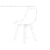 Polypropylene chair Verzej