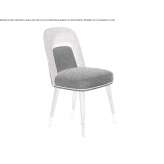 Chair upholstered with fabric Oren