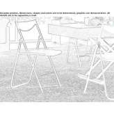 Folding chair made of polypropylene Muron