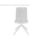 Swivel, upholstered trestle chair Salguero