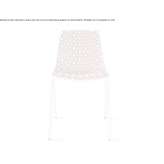 Technopolymer chair, stackable Elvanli