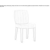 Leather upholstered chair Bramley