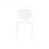 Stackable wooden chair Ceauru