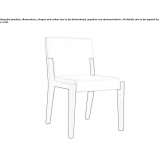 Wooden chair with armrests Wetheral
