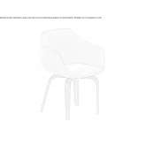 Upholstered chair with armrests Bagley