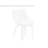 Swivel leather chair Wiesmath