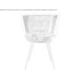 Chair upholstered with velvet Eyragues