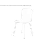 Wooden chair Arnot